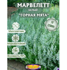  Семена Марвелетт белый (горная мята) 10 шт.